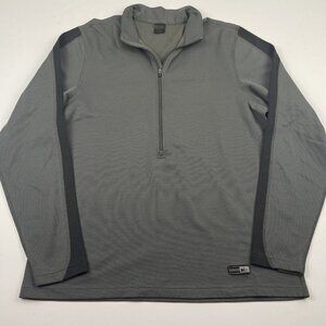 REI 1/4 Zip Active Pullover Top Men’s XL Polyester Stretch Lightweight Blue